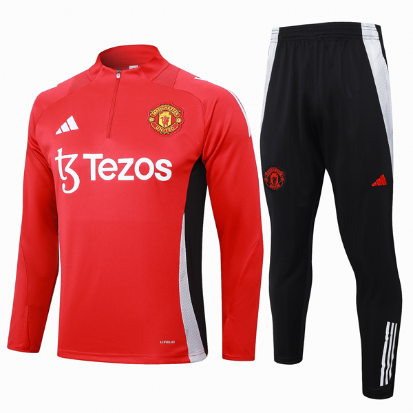 Sudadera De Training Manchester United 2024/25 Rojo 3